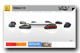 screenshot de www.renault.fr