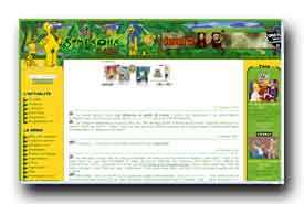 screenshot de www.simpsonspark.com