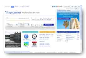 screenshot de www.skyscanner.fr