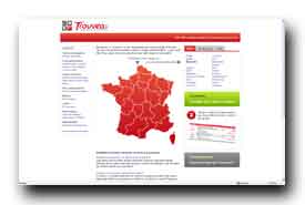 screenshot de www.trouvea.fr