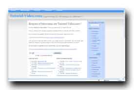 screenshot de www.tutoriel-video.com