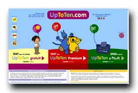 screenshot de www.uptoten.com