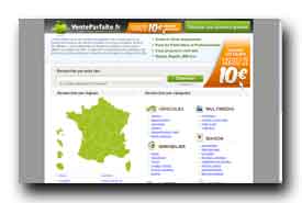 screenshot de www.venteparfaite.fr