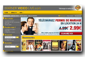 screenshot de www.warnervideolive.com