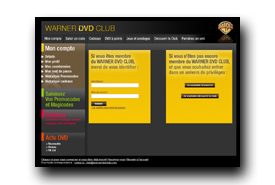 screenshot de www.warnerdvdclub.com