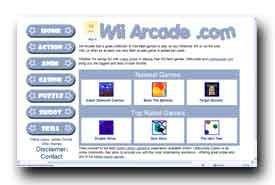 screenshot de www.wiiarcade.com