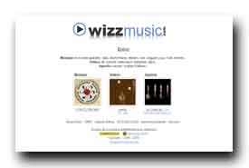 screenshot de www.wizzmusic.com