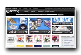 screenshot de www.zazzle.fr