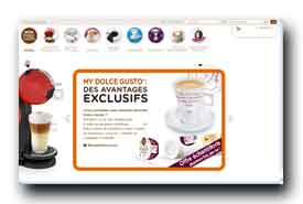 screenshot de www.dolce-gusto.fr