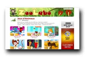 screenshot de www.zoolabo.com