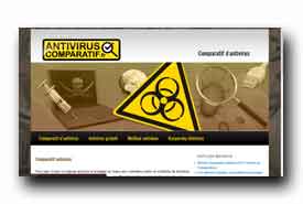 screenshot de www.antiviruscomparatif.fr
