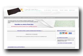 screenshot de www.clavier-portable.com