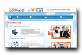 screenshot de guideducloud.com/office365/