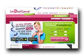 screenshot de lebootcamp.com/minceur