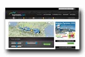 screenshot de www.pyrenees.com