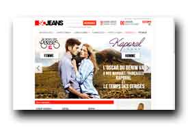 screenshot de www.sojeans.fr