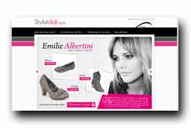 screenshot de www.stylistclick.com