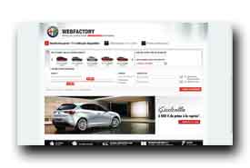 screenshot de www.webfactory.alfaromeo.fr