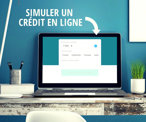 Comment simuler un crdit en ligne