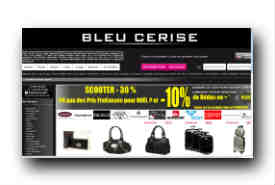 screenshot de www.bleucerise.com