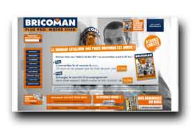 screenshot de www.bricoman.fr