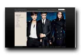 screenshot de www.burberry.fr