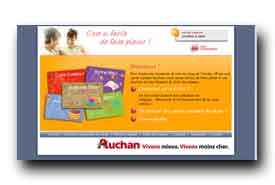 screenshot de www.cartecadeau.auchan.fr