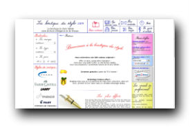 screenshot de www.la-boutique-du-stylo.com