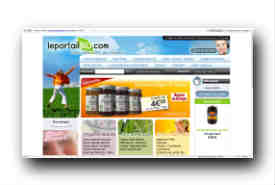 screenshot de www.leportailbio.com