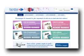 screenshot de listes-cadeaux.carrefour.fr