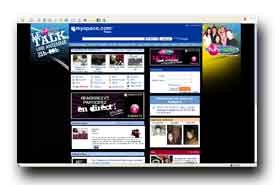 screenshot de www.myspace.fr
