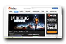 screenshot de www.origin.com/fr