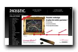 screenshot de www.paristic.fr