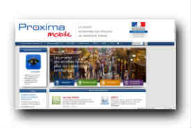 screenshot de www.proximamobile.fr