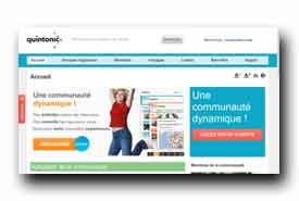 screenshot de www.quintonic.fr