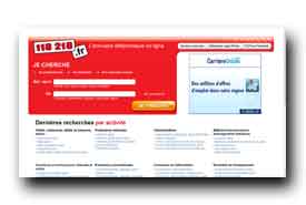 screenshot de www.118218.fr