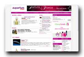 screenshot de www.auparfum.com