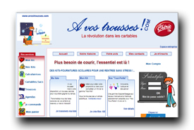 screenshot de www.avostrousses.com