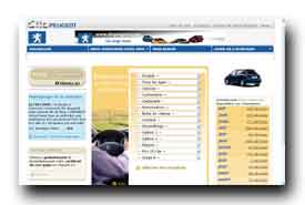 screenshot de www.clicpeugeot.com