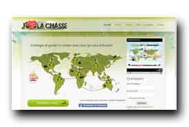screenshot de www.jaimelachasse.com