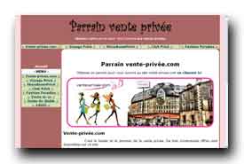 screenshot de www.parrainventeprivee.fr/vente-privee-com