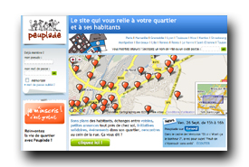 screenshot de www.peuplade.fr