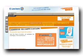 screenshot de www.carteleclerc.com