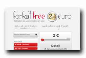 screenshot de www.forfaitfree2euro.fr