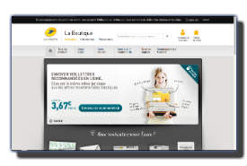 screenshot de www.laposte.fr/boutiqueducourrier