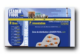 screenshot de www.leader-fioul.com