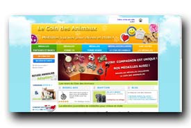 screenshot de www.le-coin-des-animaux.fr