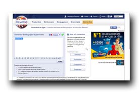 screenshot de www.reverso.net/orthographe/correcteur-francais/
