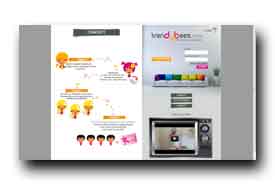 screenshot de www.trendybees.com