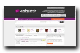 screenshot de www.vendresonvin.fr